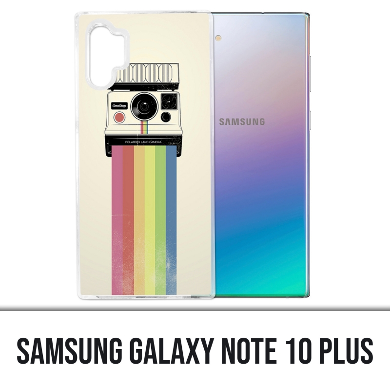 Custodia Samsung Galaxy Note 10 Plus - Polaroid Arc En Ciel Rainbow