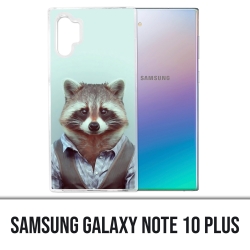 Samsung Galaxy Note 10 Plus Hülle - Waschbär Kostüm