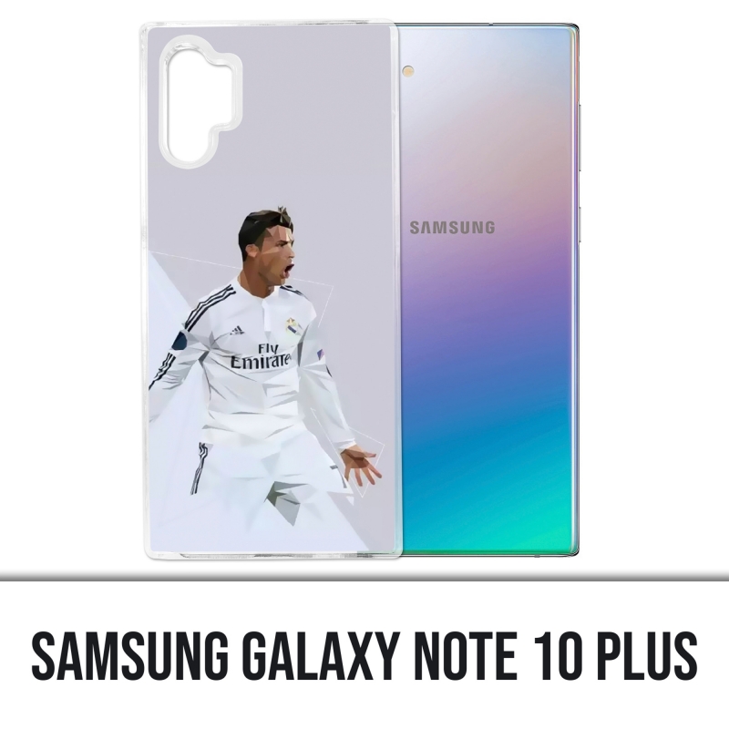 Custodia Samsung Galaxy Note 10 Plus - Ronaldo Lowpoly