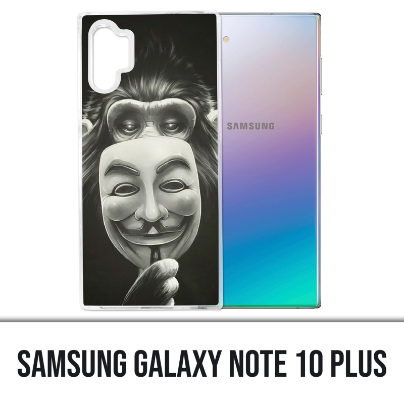 Coque Samsung Galaxy Note 10 Plus - Singe Monkey Anonymous