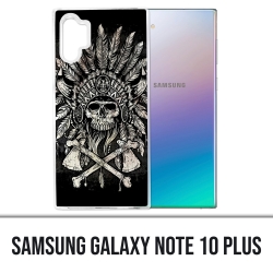 Custodia Samsung Galaxy Note 10 Plus - Skull Head Feathers