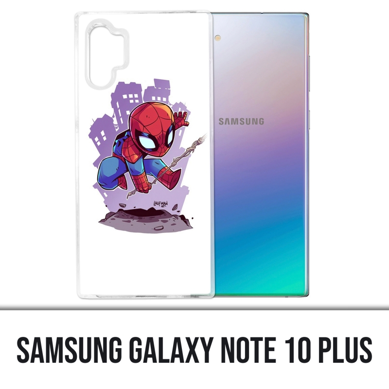 Custodia Samsung Galaxy Note 10 Plus - Spiderman Cartoon