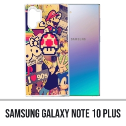 Samsung Galaxy Note 10 Plus Hülle - Vintage Stickers 90S