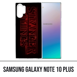 Custodia Samsung Galaxy Note 10 Plus - Logo Stranger Things