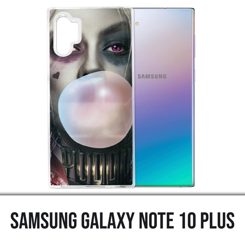 Samsung Galaxy Note 10 Plus Case - Suicide Squad Harley Quinn Bubble Gum