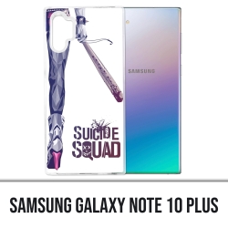 Coque Samsung Galaxy Note 10 Plus - Suicide Squad Jambe Harley Quinn
