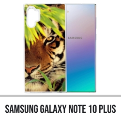 Coque Samsung Galaxy Note 10 Plus - Tigre Feuilles