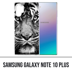 Coque Samsung Galaxy Note 10 Plus - Tigre Noir Et Blanc