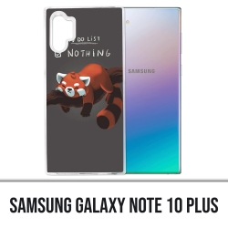Coque Samsung Galaxy Note 10 Plus - To Do List Panda Roux