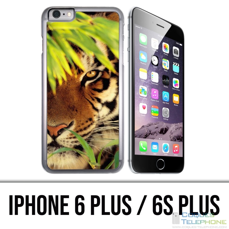 Coque iPhone 6 PLUS / 6S PLUS - Tigre Feuilles