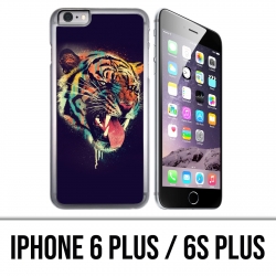 Funda para iPhone 6 Plus / 6S Plus - Pintura de tigre