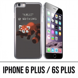 Coque iPhone 6 PLUS / 6S PLUS - To Do List Panda Roux
