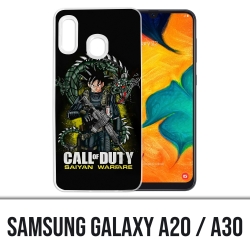 Samsung Galaxy A20 / A30 Hülle - Call of Duty x Dragon Ball Saiyajin Krieg