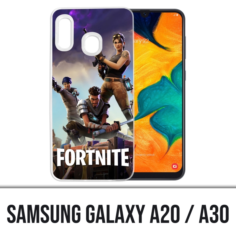 Funda Samsung Galaxy A20 / A30 - póster Fortnite