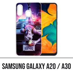Samsung Galaxy A20 / A30 Abdeckung - Harley Quinn Birds of Prey Haube
