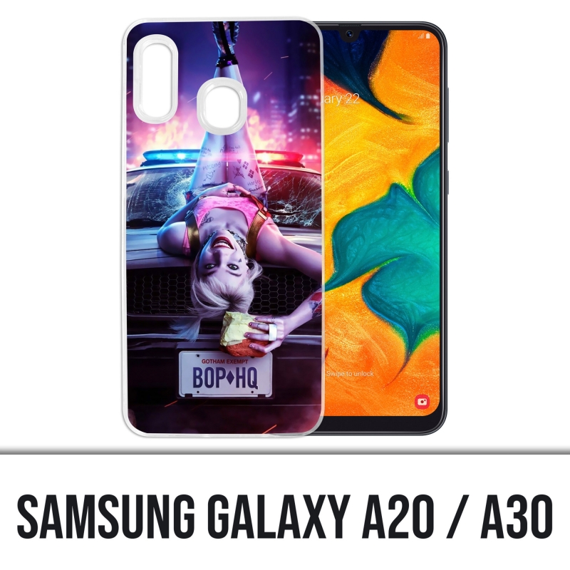 Samsung Galaxy A20 / A30 cover - Harley Quinn Birds of Prey hood