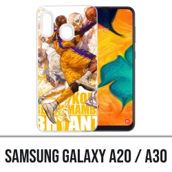Samsung Galaxy A20 / A30 Abdeckung - Kobe Bryant Cartoon NBA