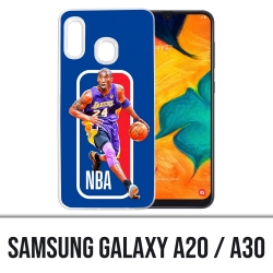 Coque Samsung Galaxy A20 / A30 - Kobe Bryant logo NBA