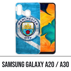 Samsung Galaxy A20 / A30 cover - Manchester Football Grunge