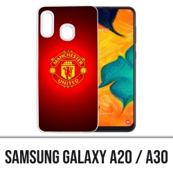 Samsung Galaxy A20 / A30 Abdeckung - Manchester United Football