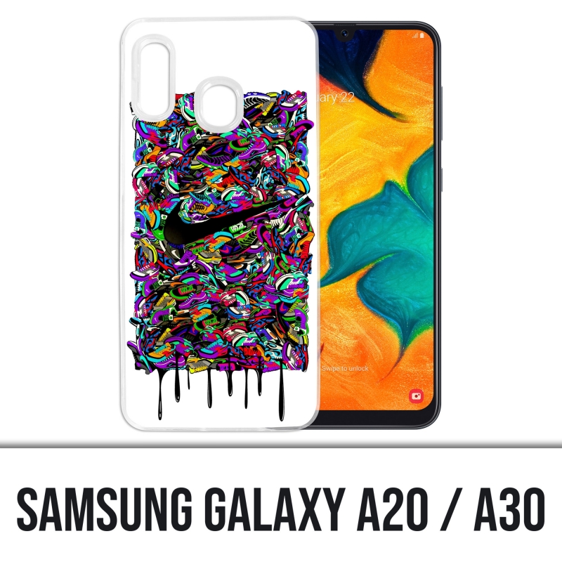 Samsung Galaxy A20 / A30 Abdeckung - Nike Sneakers Art