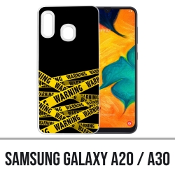 Samsung Galaxy A20 / A30 Abdeckung - Warnung
