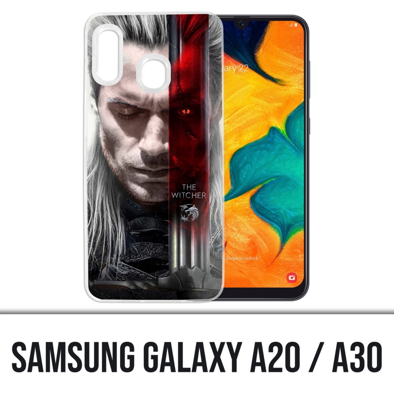 Funda Samsung Galaxy A20 / A30 - hoja de espada Witcher