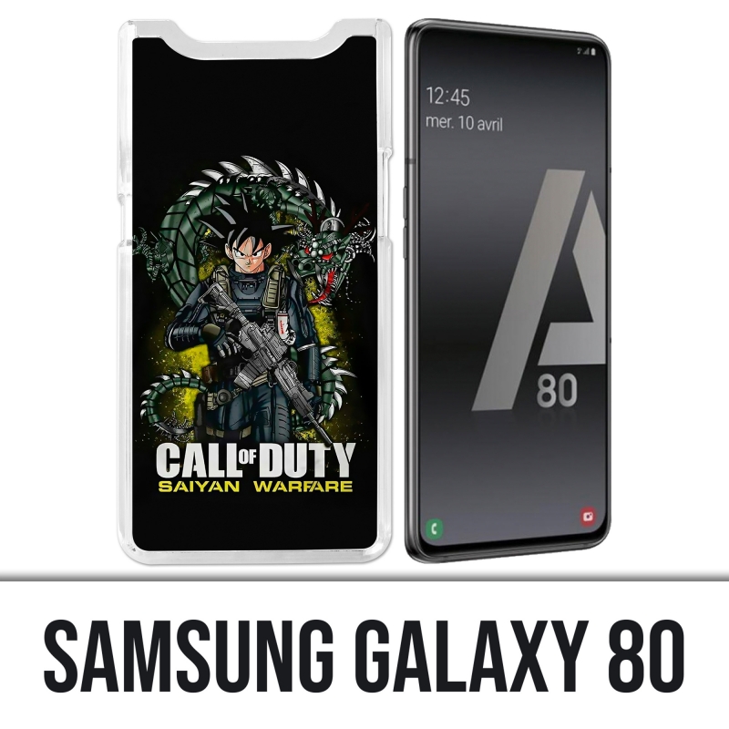Coque Samsung Galaxy A80 - Call of Duty x Dragon Ball Saiyan Warfare
