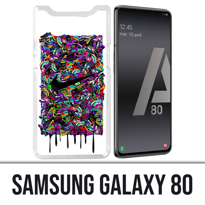 Coque Samsung Galaxy A80 - Nike Sneakers Art