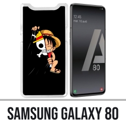 Coque Samsung Galaxy A80 - One Piece baby Luffy Drapeau