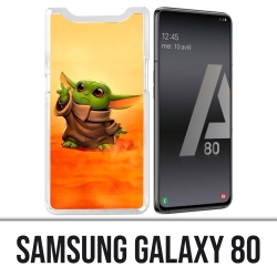 Coque Samsung Galaxy A80 - Star Wars baby Yoda Fanart