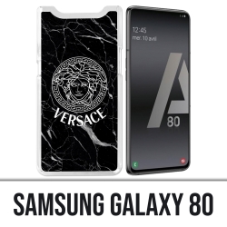 Coque Samsung Galaxy A80 - Versace marbre noir