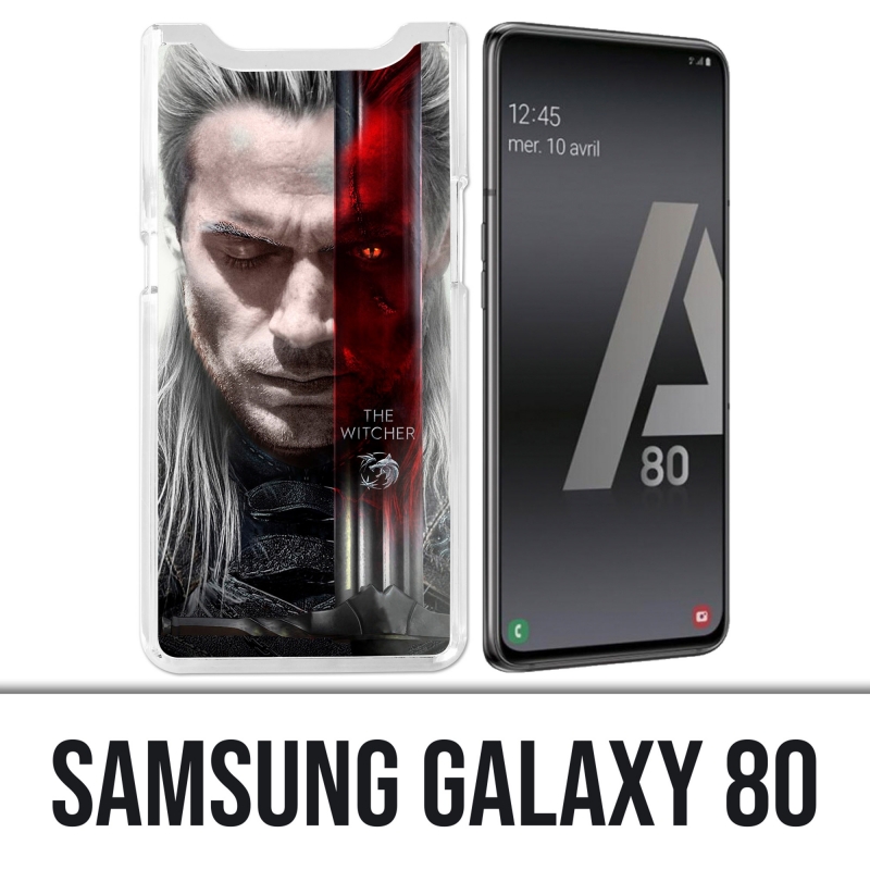 Custodia Samsung Galaxy A80: lama per spada Witcher