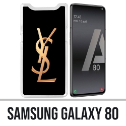 Coque Samsung Galaxy A80 - YSL Yves Saint Laurent Gold Logo