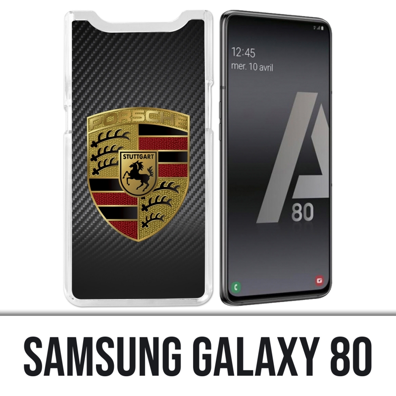 Samsung Galaxy A80 case - Porsche carbon logo