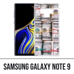 Coque Samsung Galaxy Note 9 - Billets Dollars rouleaux