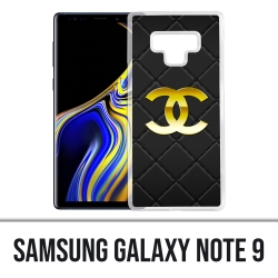 Coque Samsung Galaxy Note 9 - Chanel Logo Cuir