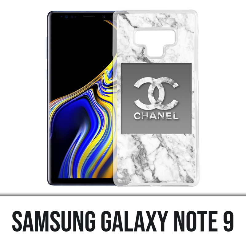 Samsung Galaxy Note 9 Case - Chanel White Marble