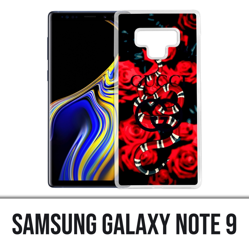 Coque Samsung Galaxy Note 9 - Gucci snake roses