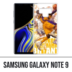 Coque Samsung Galaxy Note 9 - Kobe Bryant Cartoon NBA