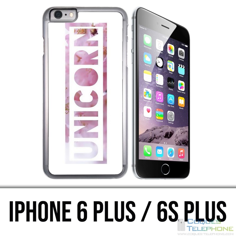 Funda para iPhone 6 Plus / 6S Plus - Unicornio Flores de unicornio