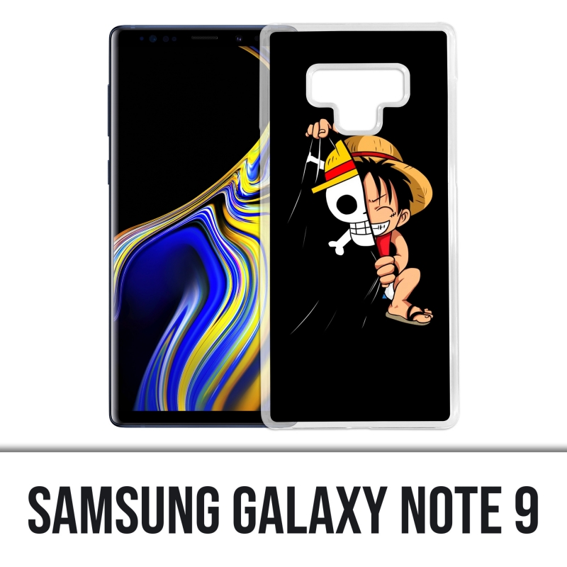 Coque Samsung Galaxy Note 9 - One Piece baby Luffy Drapeau