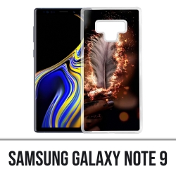 Coque Samsung Galaxy Note 9 - Plume feu