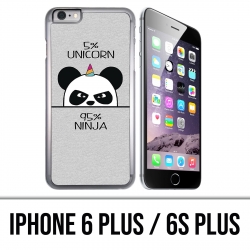 Funda para iPhone 6 Plus / 6S Plus - Unicornio Ninja Panda Unicornio
