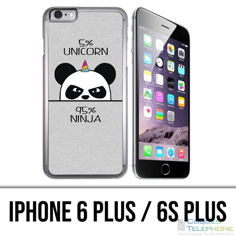 Custodia per iPhone 6 Plus / 6S Plus - Unicorn Ninja Panda Unicorn