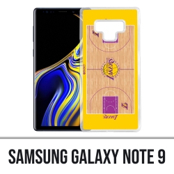Funda Samsung Galaxy Note 9 - Campo de besketball Lakers de la NBA
