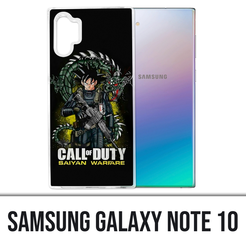 Coque Samsung Galaxy Note 10 - Call of Duty x Dragon Ball Saiyan Warfare