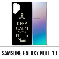 Coque Samsung Galaxy Note 10 - Keep calm Philipp Plein
