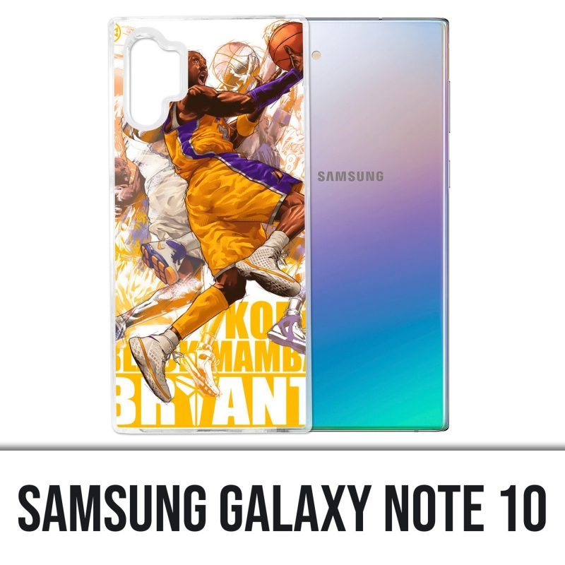 Coque Samsung Galaxy Note 10 - Kobe Bryant Cartoon NBA