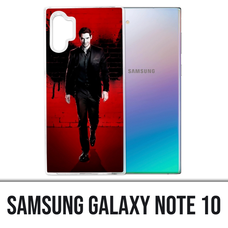 Coque Samsung Galaxy Note 10 - Lucifer ailes mur